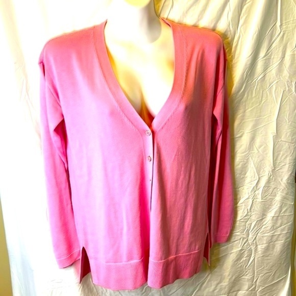 Talbots Dusty Pink women's vneck cardigan size XS - Picture 1 of 6